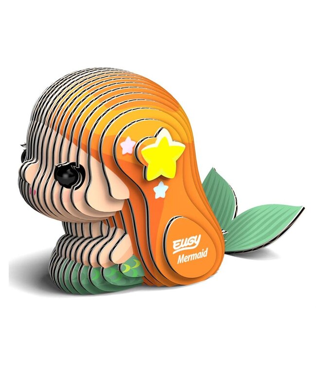 Eugy | 3D Cardboard Model Kit | Fantasy | Zeemeermin | 6+