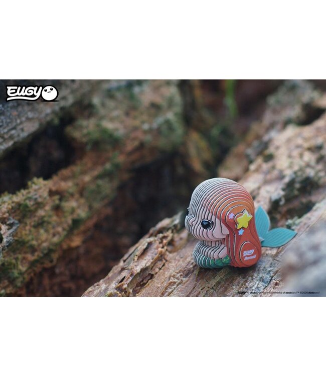 Eugy | 3D Cardboard Model Kit | Fantasy | Zeemeermin | 6+