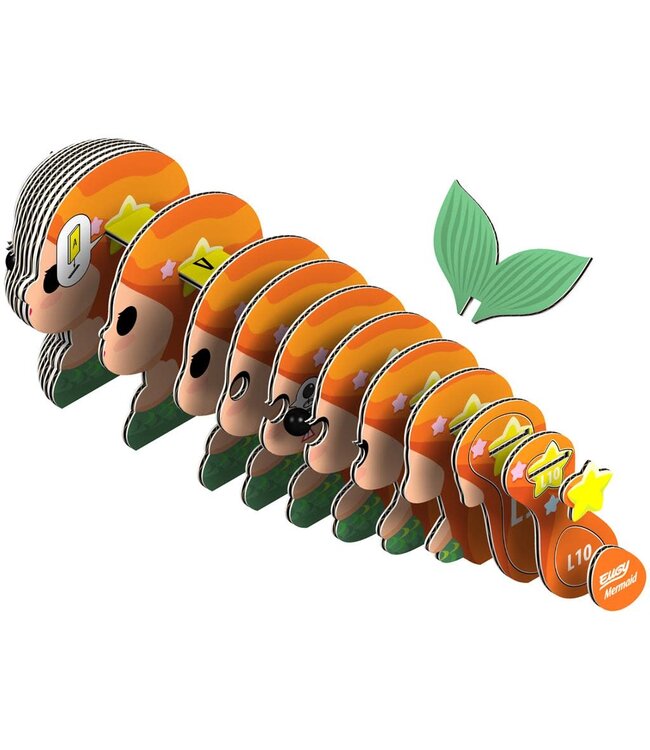 Eugy | 3D Cardboard Model Kit | Fantasy | Zeemeermin | 6+