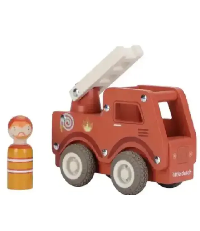 Little Dutch | Houten Brandweerauto | +18 maanden
