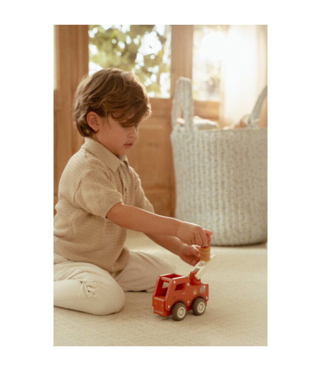Little Dutch | Houten Brandweerauto | +18 maanden