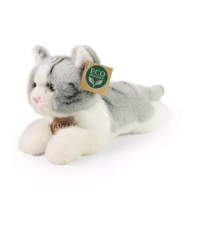 Rappa Plush Toy | Grijze Cyperse Kat | 20 cm | 0+