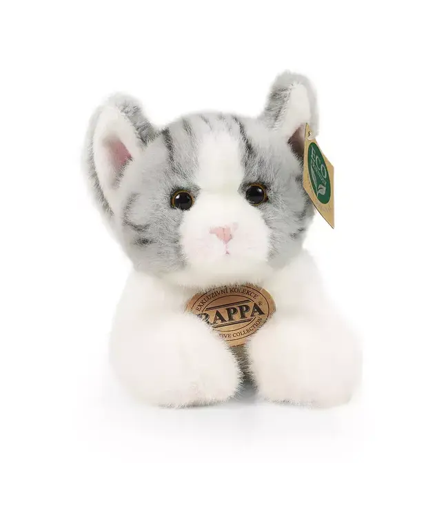Rappa Plush Toy | Grijze Cyperse Kat | 20 cm | 0+