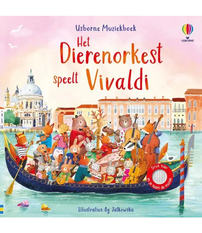 Usborne | Geluidenboek met Muziek | Het Dierenorkest speelt Vivaldi | 2+