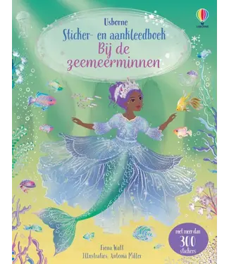Usborne | Sticker- en Aankleedboek | Bij de zeemeerminnen | 4+