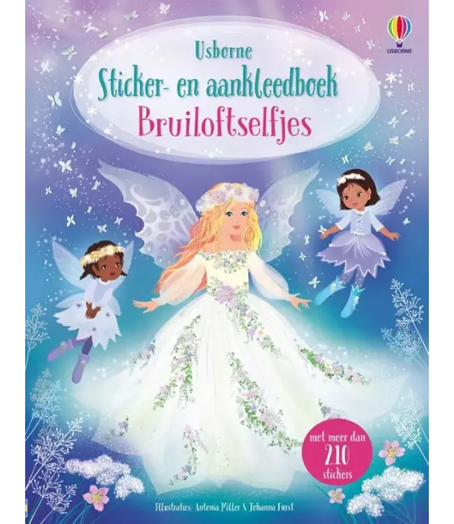 Usborne | Sticker- en Aankleedboek | Bruiloftselfjes | 5+