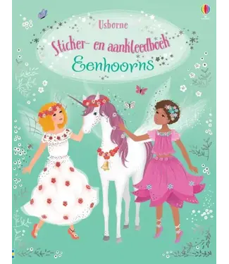 Usborne | Sticker- en Aankleedboek | Eenhoorns | 4+
