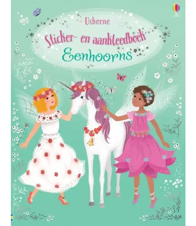 Usborne | Sticker- en Aankleedboek | Eenhoorns | 4+