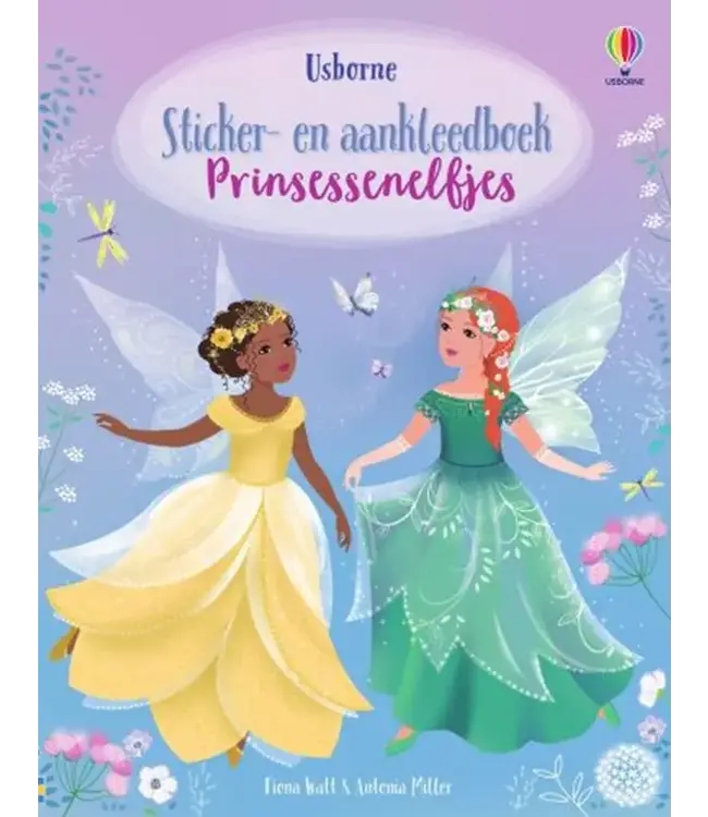 Usborne | Sticker- en Aankleedboek | Prinsessenelfjes | 4+