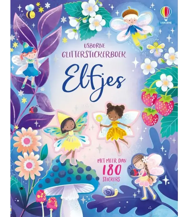 Usborne | Glitterstickerboek | Glitterelfjes | 3+