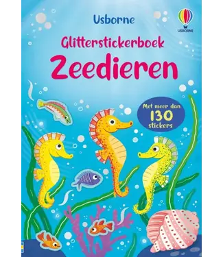 Usborne | Glitterstickerboek | Zeedieren | 3+