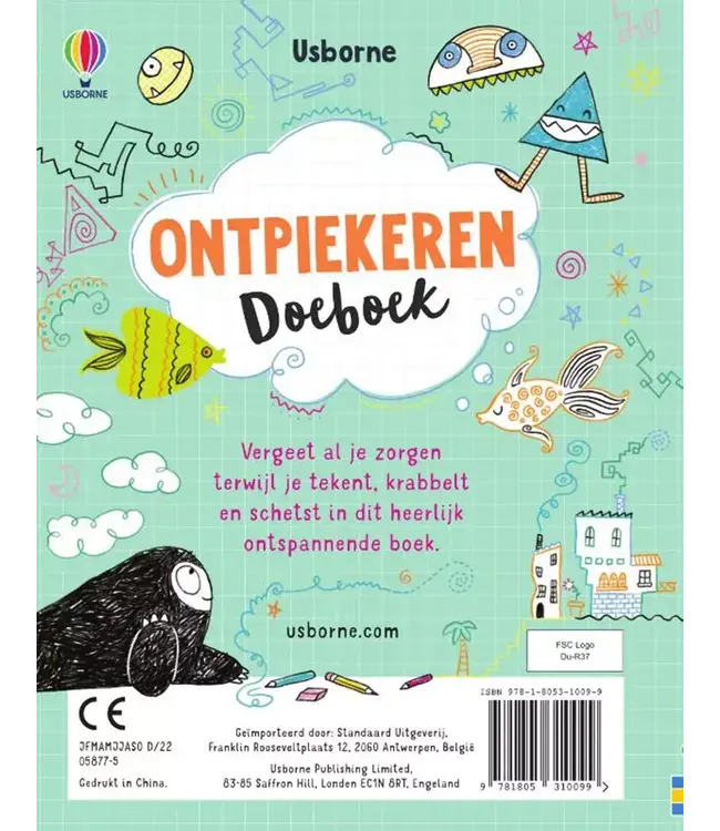 Usborne | Doeboek | Ontpiekeren | 5+