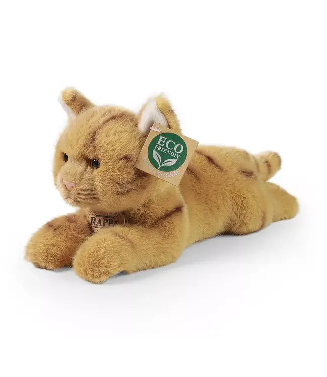 Rappa Plush Toy | Beige/Bruine Cyperse Kat | 20 cm | 0+