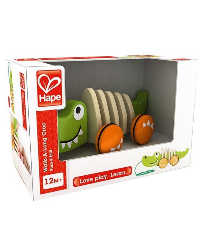 Hape | Walk Along | Crocodile | 29,5 cm | 1+