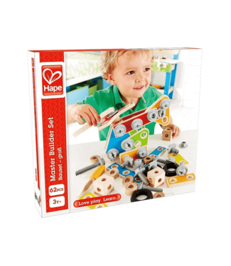 Hape Hape | Construction Toys | Master Builder Set | 62 delig | 3+