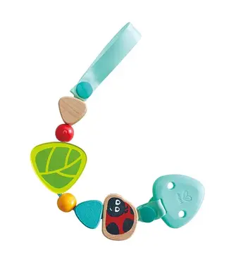 Hape | Ladybug Pacifier Clip | Koord voor Speen | 20,5 cm | 0+