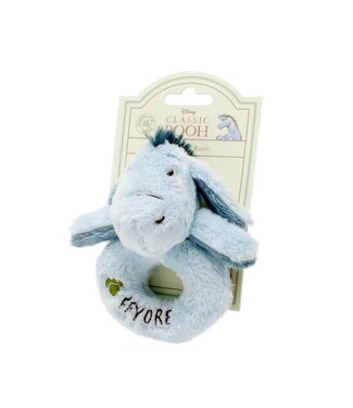 Rainbow Design | Disney soft Toy | Ringrammelaar | Eeyore | 12,5 cm | 0+