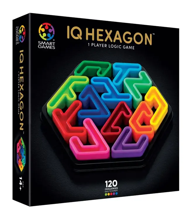 Smartgames | IQ Hexagon | 120 Opdrachten | 14+