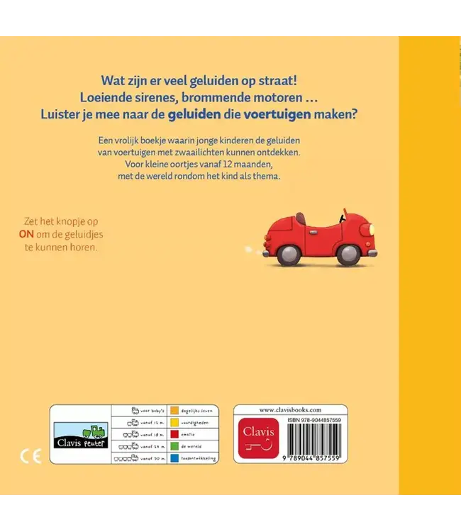 Clavis | Geluidenboekje | Dag Brandweerwagen en andere Voertuigen | 2+