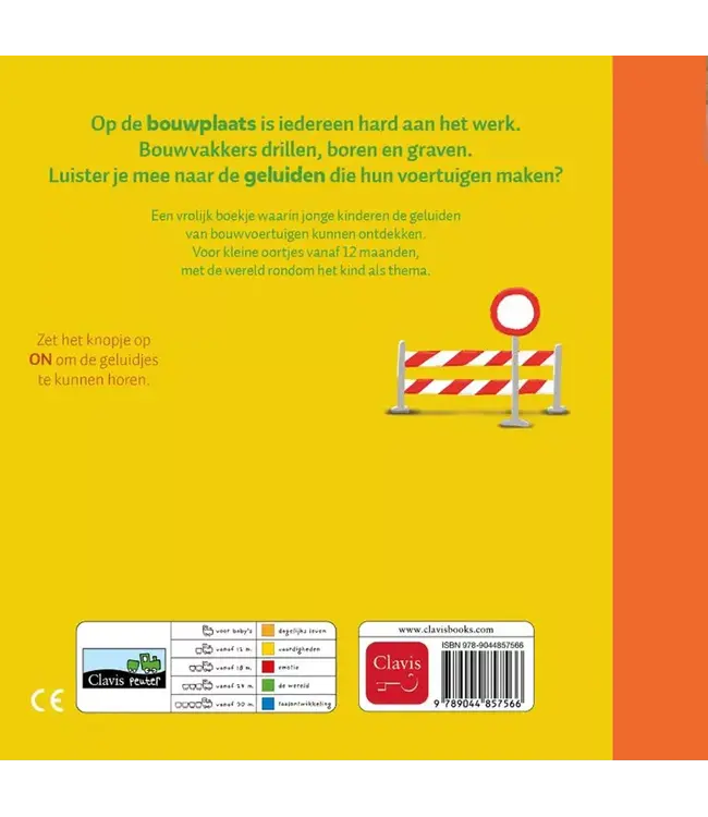 Clavis | Geluidenboekje | Dag Bulldozer en andere Voertuigen | 2+
