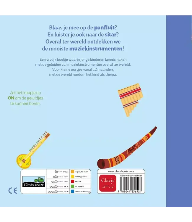 Clavis | Geluidenboekje | Nog meer Muziek | Muziekinstrumenten van Overal | 2+
