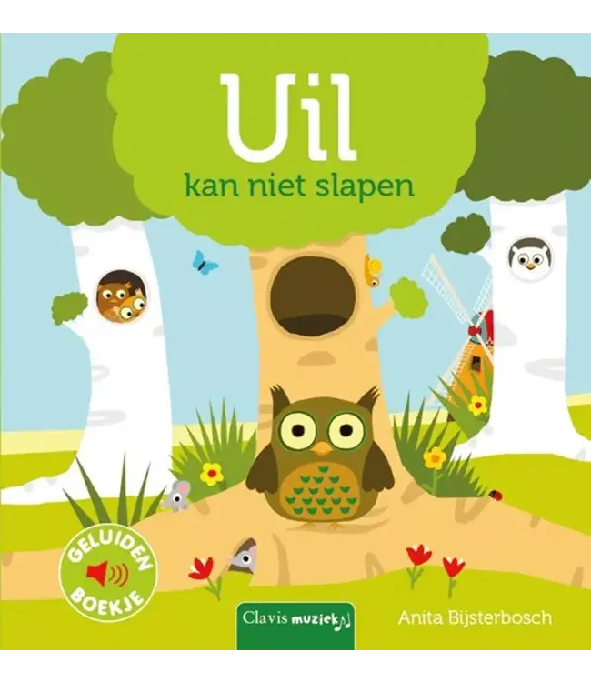 Clavis | Geluidenboekje | Uil kan niet Slapen | 2+