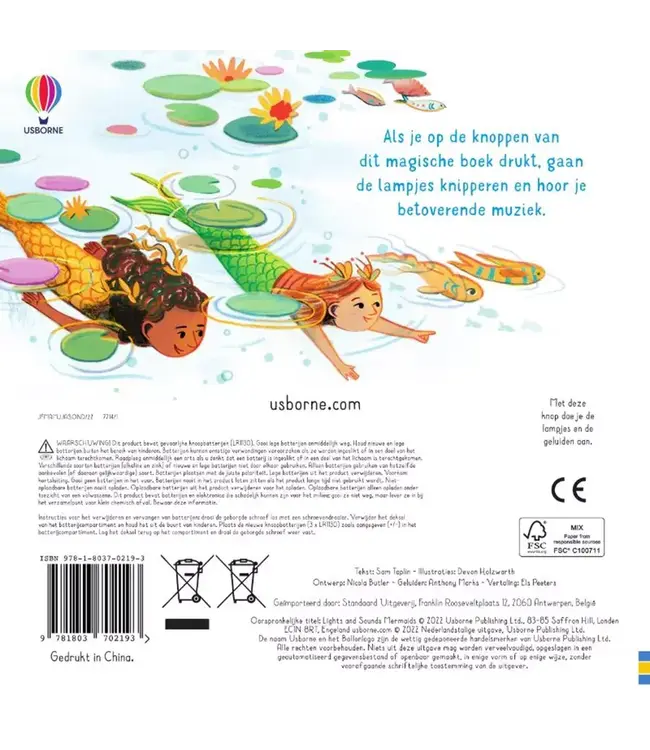 Usborne | Geluidenboek | Zeemeerminnen | 1+