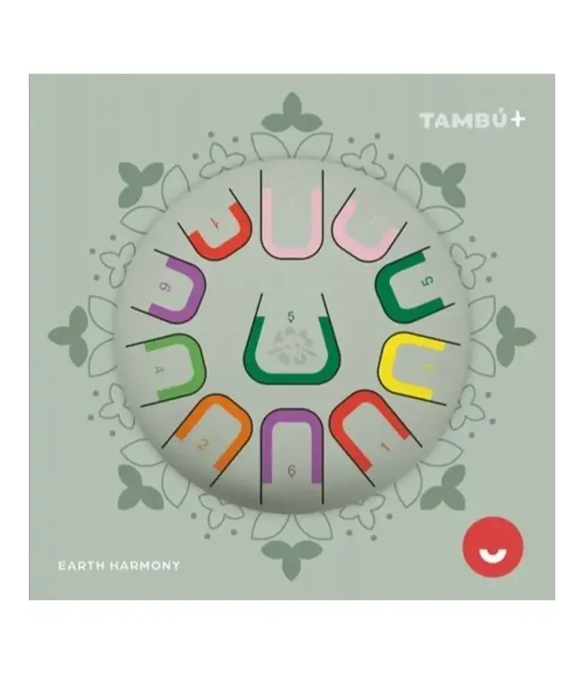 Juega Conmigo | Percussion Instrument | Tongue Drum | Ø  25 x 14 cm | Earth Harmony Green | 9+