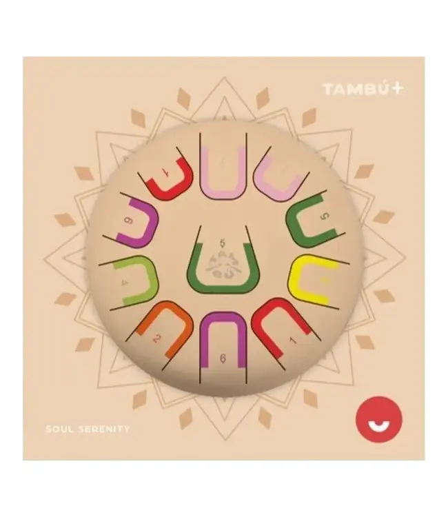 Juega Conmigo | Percussion Instrument | Tongue Drum | Ø  25 x 14 cm | Soul Serenity Licht Beige | 9+