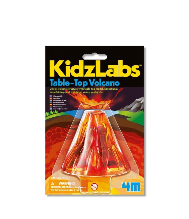4M | KidzLabs | Table Top Volcano | 5+