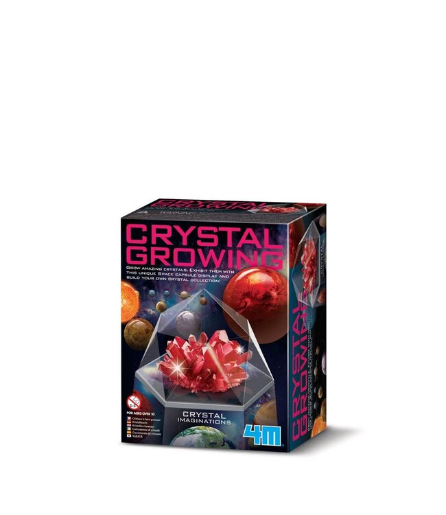4M | Crystal Growing | Crystal Imaginations | Rood | 9 cm | 10+