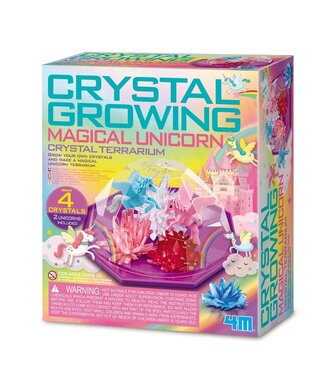 4M | Crystal Growing | Crystal Terrarium | Magical Unicorn | 10+
