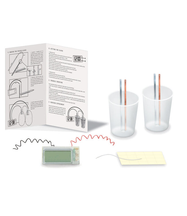 4M | Kidzlabs | Green Science | Potato Clock | 8+