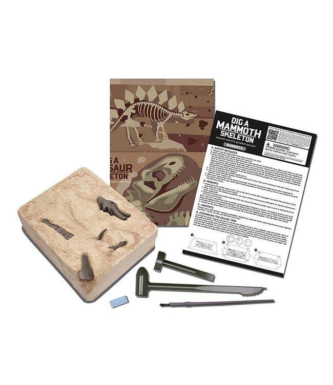 4M KidzLabs | Graaf je Dinosaurus op | Mammoet | 8+