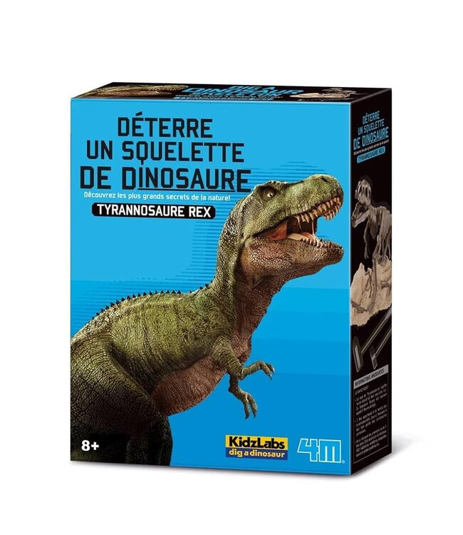 4M | KidzLabs | Graaf je dinosaurus op | Tyrannosaurus Rex | 8+