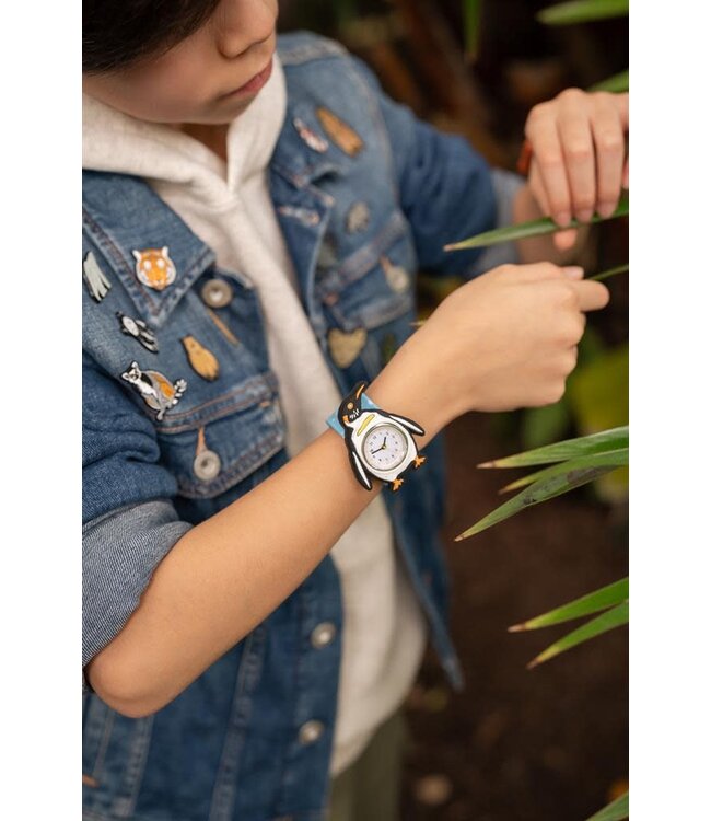 Mava | Slap Watch | Time Pals | Horloge | Penguin | 22 cm
