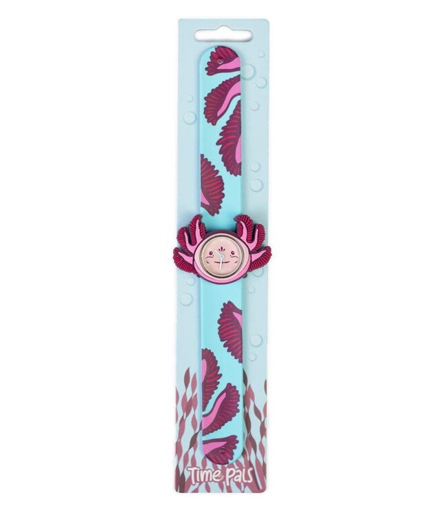 Mava | Slap Watch | Time Pals | Horloge | Axolotl | 22 cm
