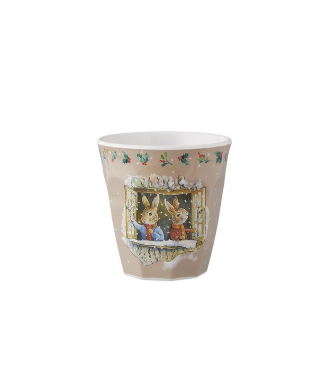 Petit Jour | Christmas | Beker | 8,6 x 8,6 x 9 cm | Peter Rabbit | Window | 220 ml