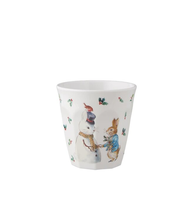 Petit Jour | Christmas | Beker | 8,6 x 8,6 x 9 cm | Peter Rabbit | Rabbit Snow | 220 ml