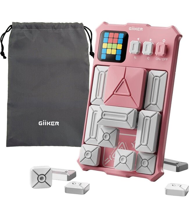 GiiKER | Super Slide Puzzle Game | Pink | 6+