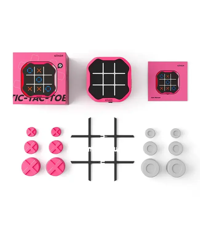 GiiKER | Infinite Tic-Tac-Toe | Pink | 6+
