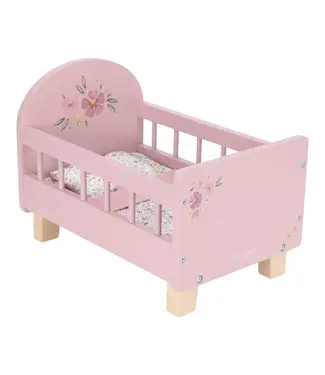 Little Dutch Little Dutch | Stevig Houten Poppenbed | 41.5 x 27 x 30.5 cm | Lengte Binnenmaat 38.5 cm |1+