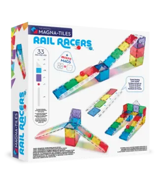MAGNA-TILES® Magna-Tiles® | Rail Racers | 33 pieces | 3+