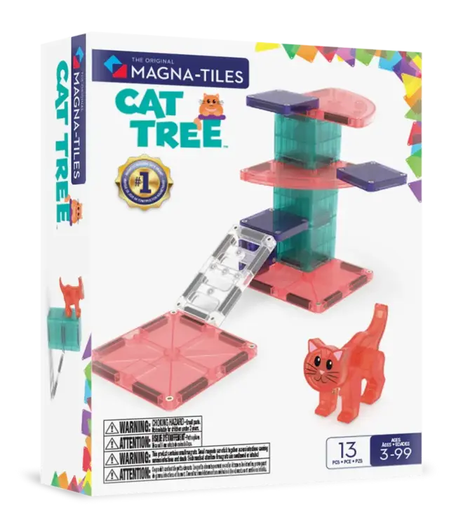 Magna-Tiles® | Cat Tree | 13 pieces | 3+