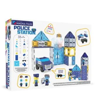 MAGNA-TILES® Magna-Tiles® | Police Station | 35 pieces | 3+