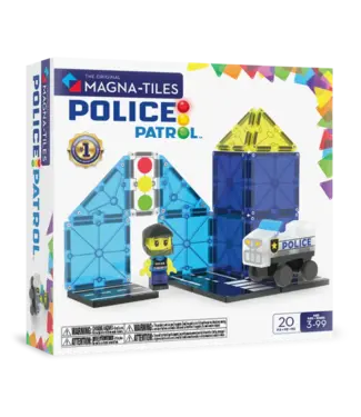 MAGNA-TILES® Magna-Tiles® | Police Patrol | 20 pieces | 3+