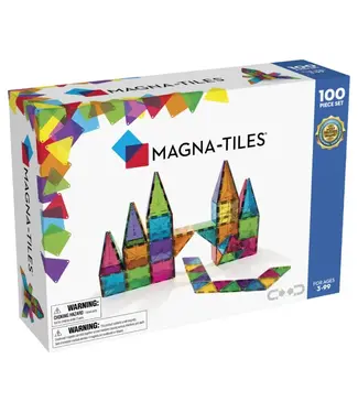 MAGNA-TILES® Magna-Tiles® | Clear Colors | 100 pieces | 3+