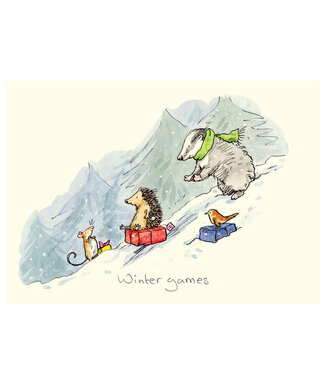 Two Bad Mice Two Bad Mice | Kerstkaart  | Anita Jeram | Winter games