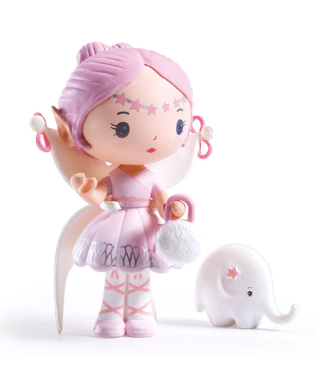 Djeco | Tinyly Toys | Beweegbare Personages | Elfe & Bolero | 7,5 cm | 4 - 9 jaar