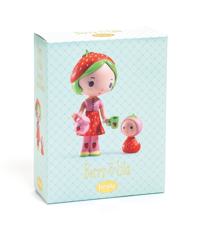 Djeco | Tinyly Toys | Beweegbare Personages | Berry & Lila | 7,5 cm | 4 - 9 jaar